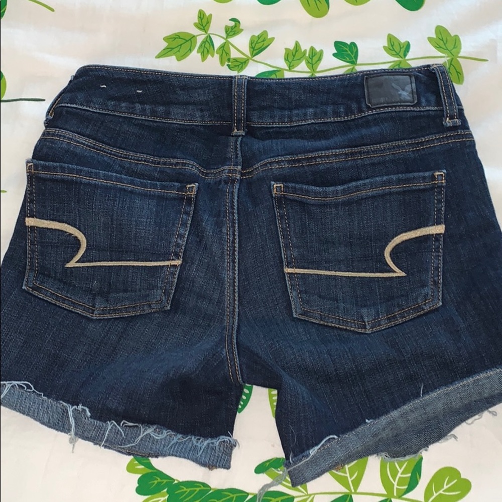 American Eagle outfitters dark denim Jean shorts